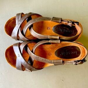 Formentera Platform Wedge Slide Sandals